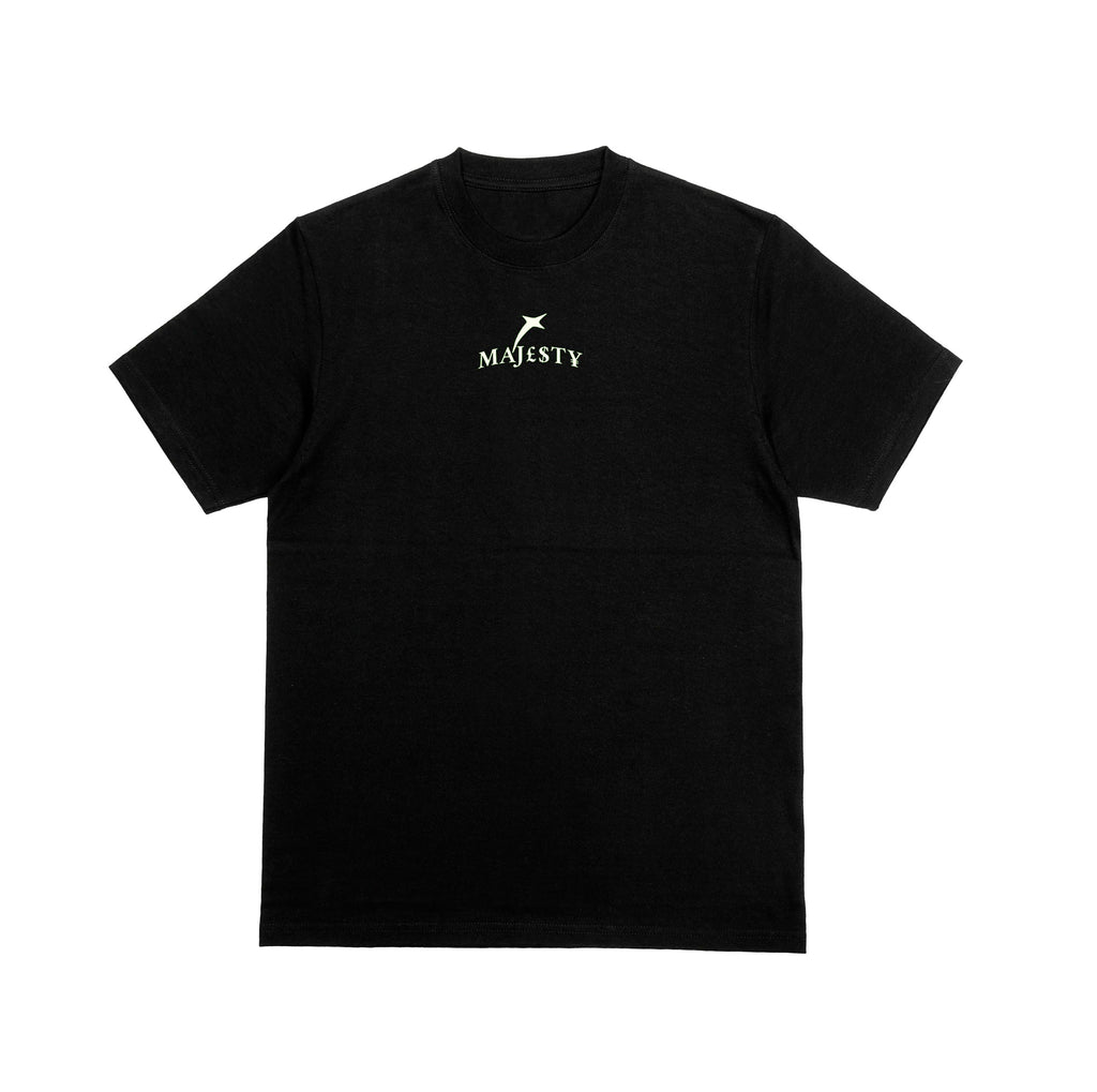 Oversized Glow-Star T-Shirt - Black Edition