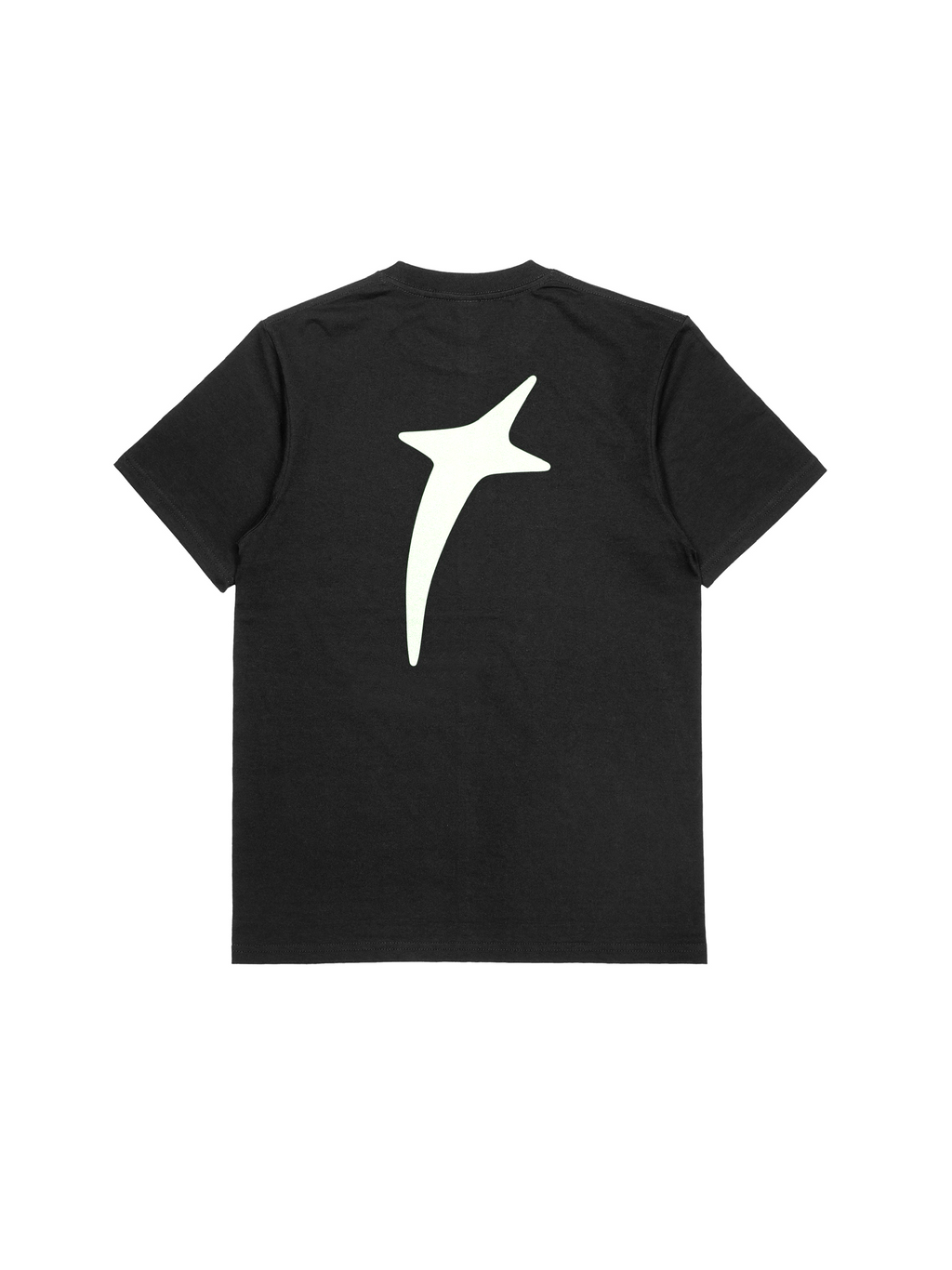 Oversized Glow-Star T-Shirt - Black Edition